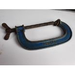 Blue Record No.6 G-Clamp