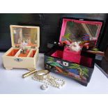 Miscellaneous lot of jewellery boxes etc