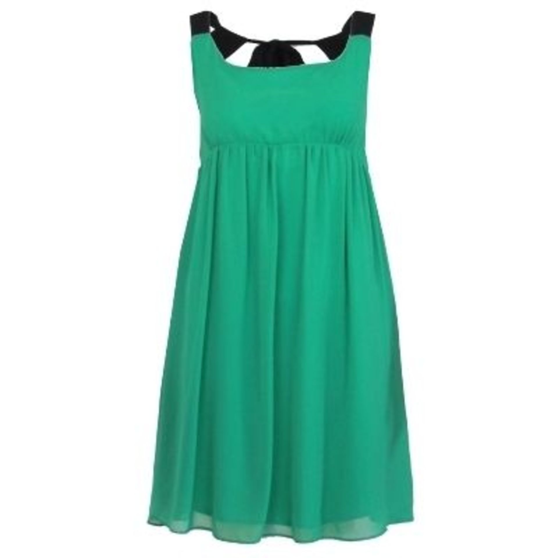 Ladies Ex-Designer Green Tie Back Dress