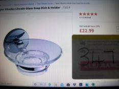 Roper Rhodes Lincoln Glass Soap Dish & Holder