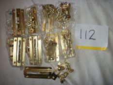 10 x Brass Door Chain