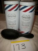 4 x Official Barber Termix Untangle Beard Brush