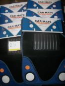 6 x Halford Set of 4 Car Mats