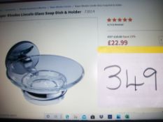 Roper Rhodes Lincoln Glass Soap Dish & Holder