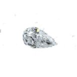 GIA Pear Shape Diamond D VS1 1.01 Carats