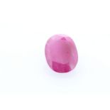 Loose Oval Burmese Ruby 1.33 Carats