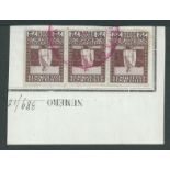 Austria 1908-13 3 Stamps in total, 72 Heller, Franz Josef II SG 202, affixed to part ledger page,...