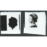 Royalty Great Britain - QEII Small profile portrait of Her Majesty Queen Elizabeth II. The portr...