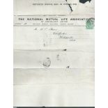 Orange River Colony 1907 37th Annual Report cover of the National Mutual Life Association of Austral