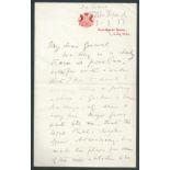 Cape of Good Hope 1897 Autograph Letter initialled by Alfred Milner (1854-1925) on Government Hou...