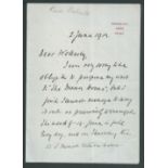 Autograph Letters / G.B. - Military 1913 Autograph Letter signed 'Roberts' by Field Marshall Earl...