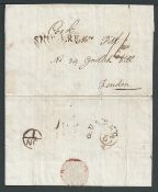 G.B. - Ireland - Ship Letters / Canada 1779 Entire Letter from Montreal to London backstamped by the