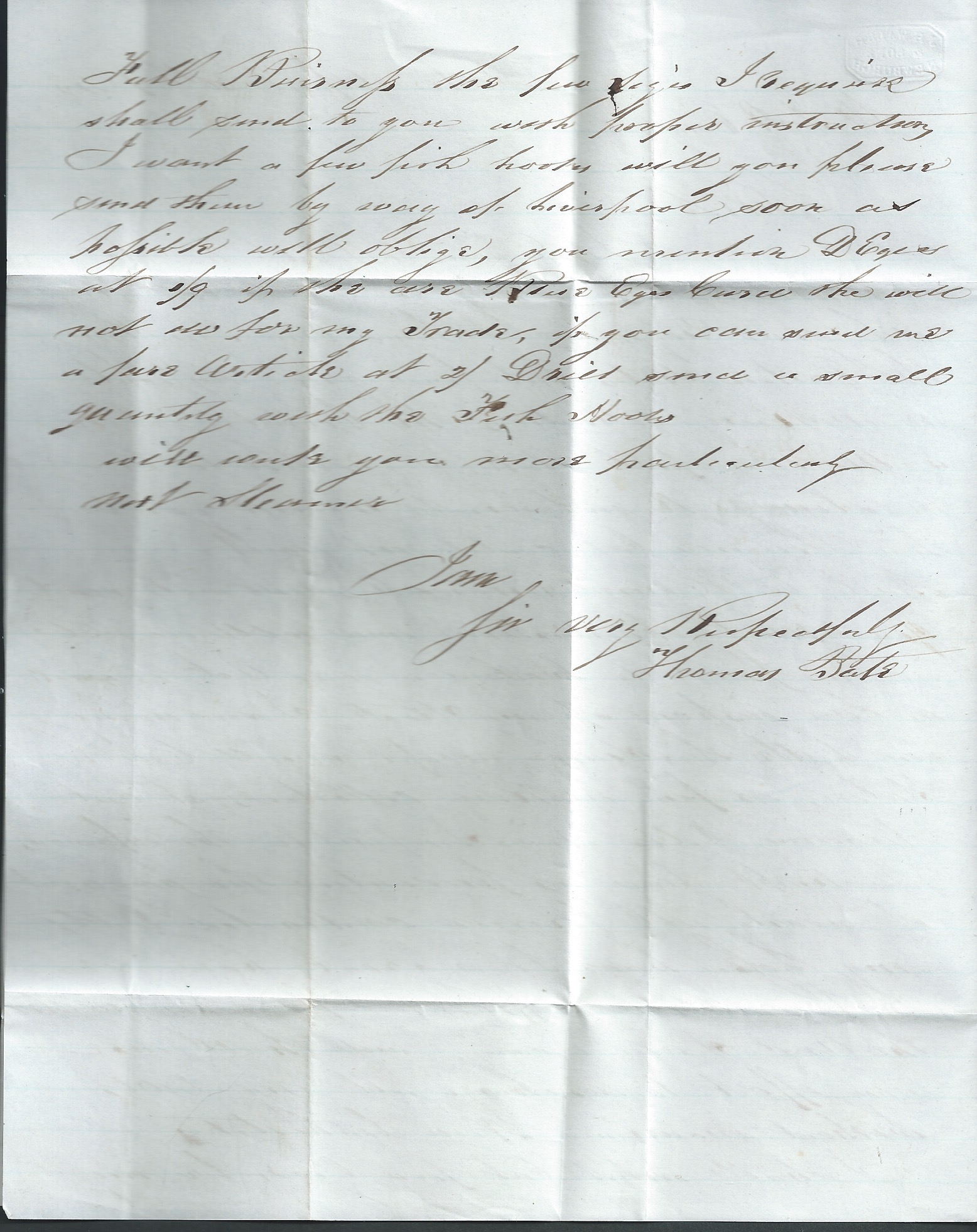 United States - Boston - British 1843 (Apr 30) Entire Letter from Boston to Worcestershire, charged - Image 3 of 6