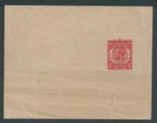 Great Britain - Ireland 1922 GB 1d newspaper wrapper with scarce 1922 Irish Free State trial over...