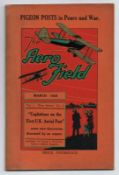 Aero Field Wartime issue March 1939 featuring Pigeon Posts in Peace & War.First U.K. Aerial Post 191