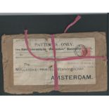 Crash and Wreck 1907 Feb 20 Wrapper tied with tape, headed "PATTERNS ONLY" and sent at the specia...