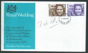 Great Britain Royalty 1973 Fine First Day Cover to celebrate the Wedding of Princess Anne to Capt...