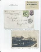 G.B. - Railways 1898 Cover to Dunfermline endorsed "Railway Letter to be posted on arrival at Dunfe
