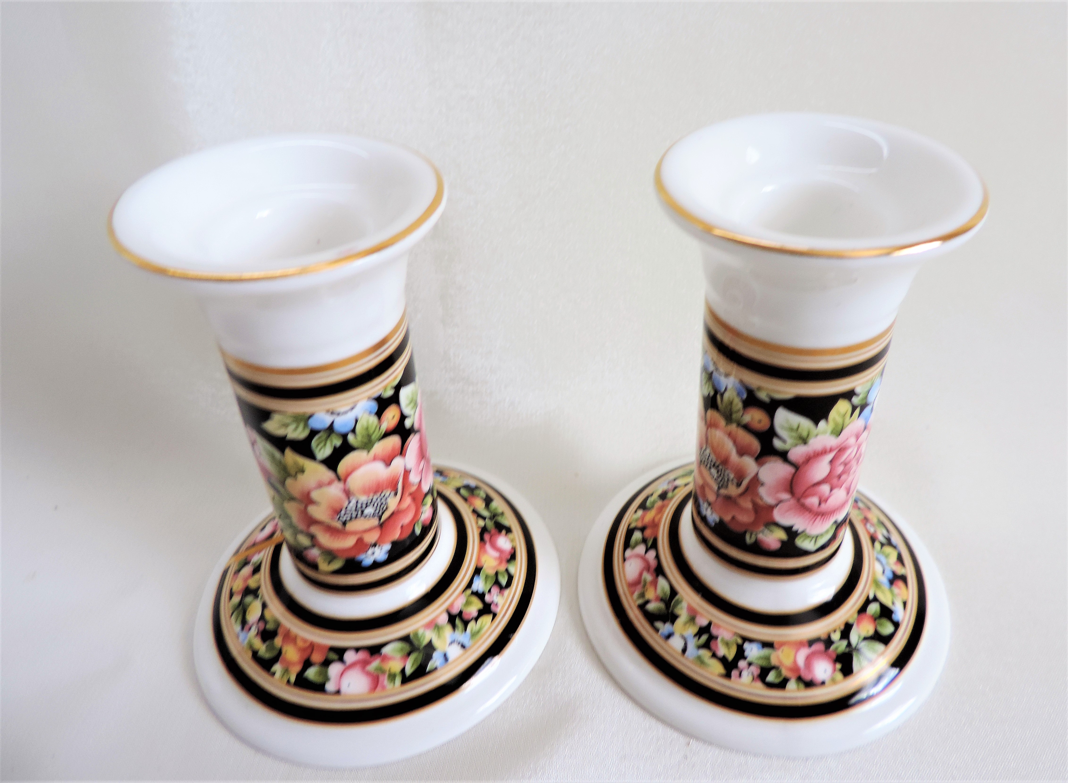 Pair Vintage Wedgwood Candlesticks - Image 3 of 4