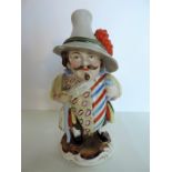 Antique Porcelain Mansion House Dwarf c. 1850's