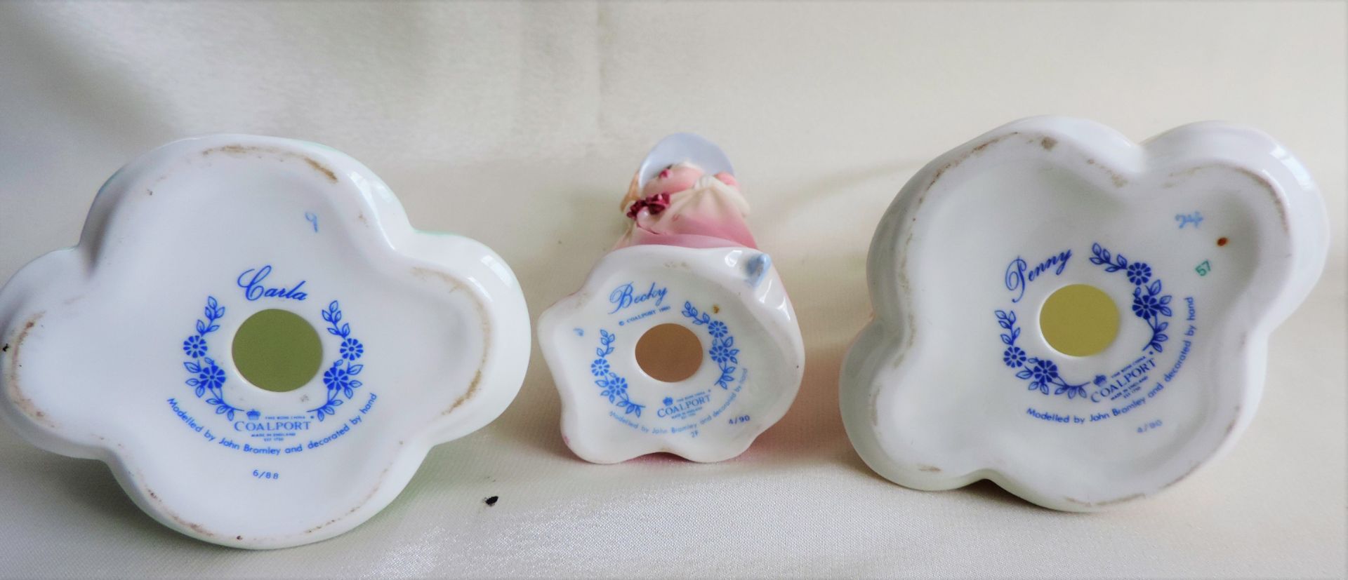 3 x Coalport Porcelain Figurines - Image 3 of 3