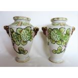 Pair of Antique Nippon Hand Painted Vases c.1920's