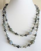 Vintage Murano Glass Necklace 54 inches long