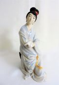 Vintage Geisha Porcelain Figurine