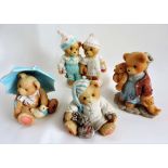 4 x Cherished Teddies Figures Limited Editions