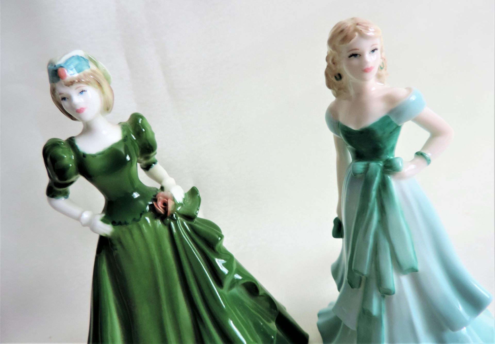 2 x Coalport Porcelain Figurines - Image 2 of 4