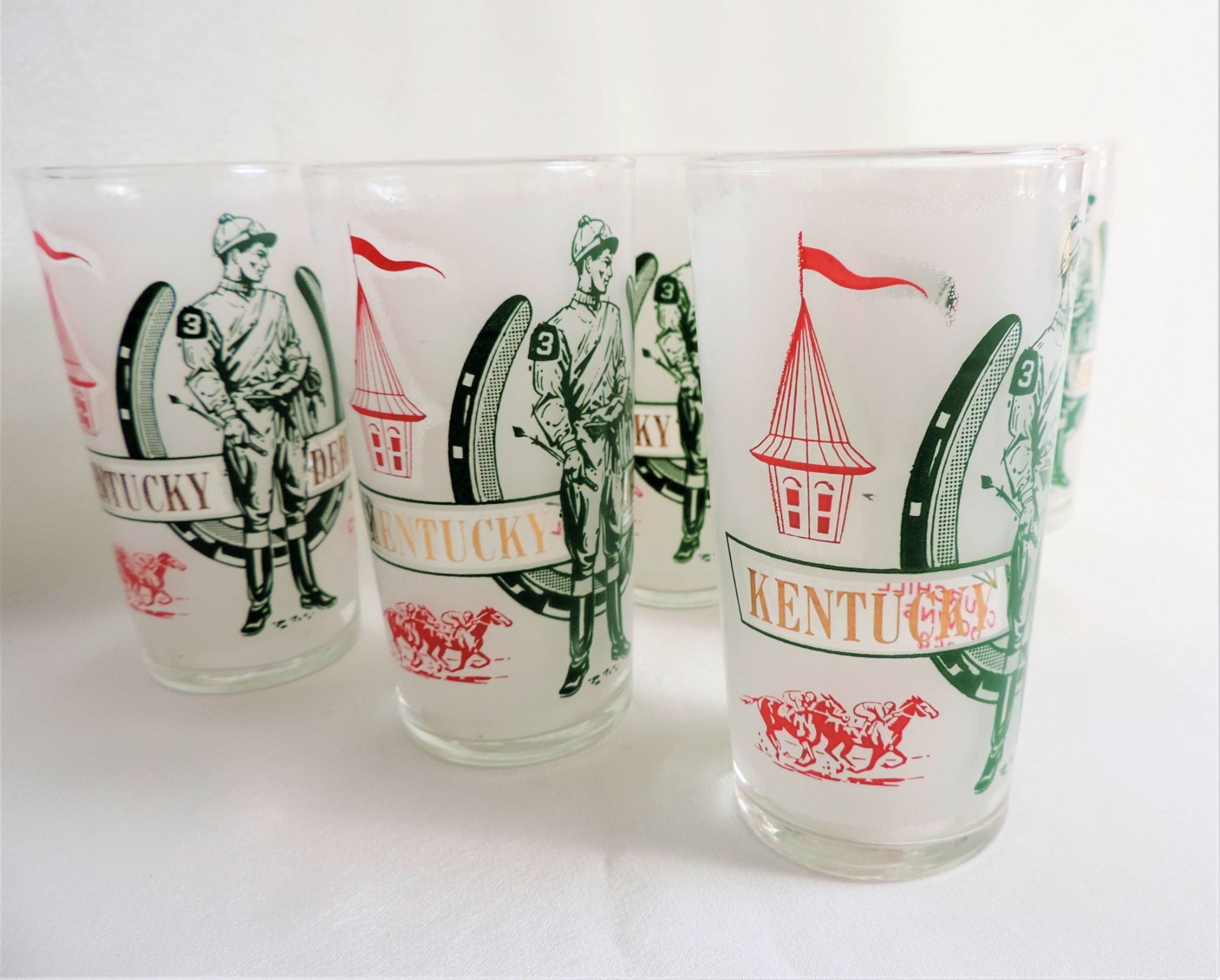 Set 6 Vintage 1969 Kentucky Derby Glasses - Image 9 of 9