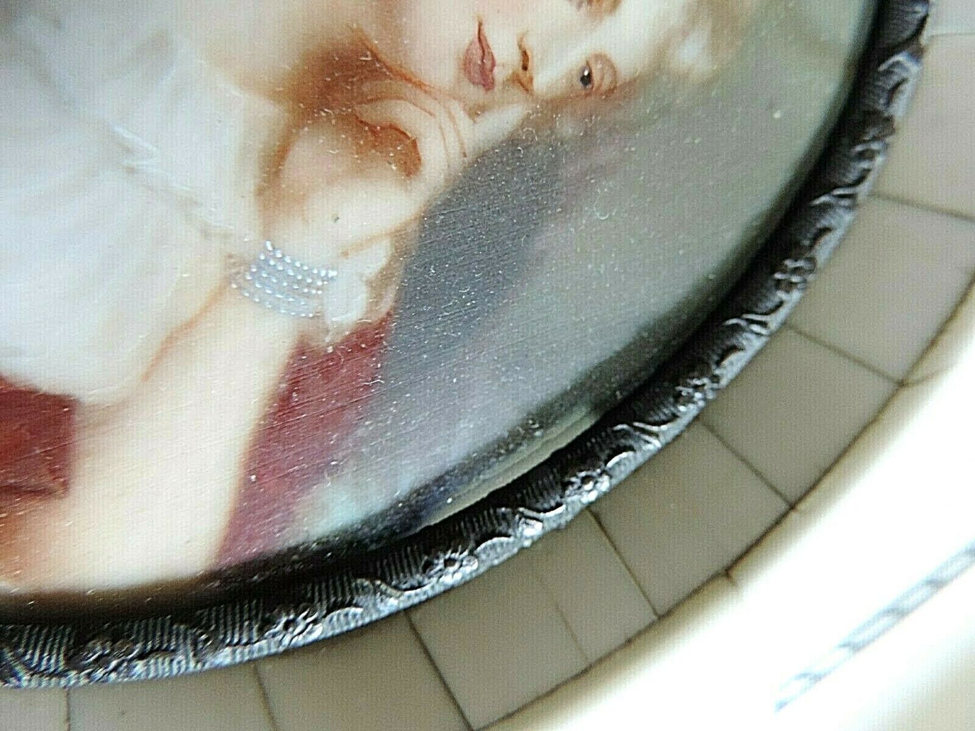 After Joshua Reynolds Miniature Portrait Mrs Jane Braddyll - Image 5 of 5
