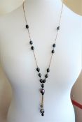 Tahitian Cultured Pearl Lariat Necklace