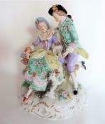 Antique Sitzendorf Porcelain Figurine c.1890