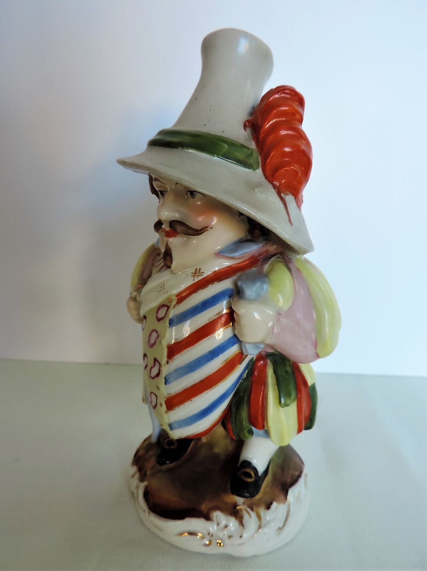 Antique Porcelain Mansion House Dwarf c. 1850's - Image 3 of 7