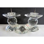 Vintage Retired Swarovski Candle Holder