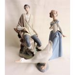 3 x Lladro & Nao Porcelain Figurines