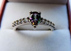 Sterling Silver Mystic Topaz Ring