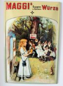 Vintage Retro Metal Kitchen Wall Sign Maggi Switzerland