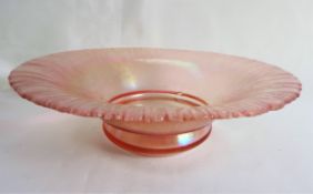 Vintage Peach Carnival Glass Bowl