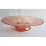 Vintage Peach Carnival Glass Bowl