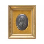 Framed Wedgwood Beethoven Plaque - Basalt Jasperware