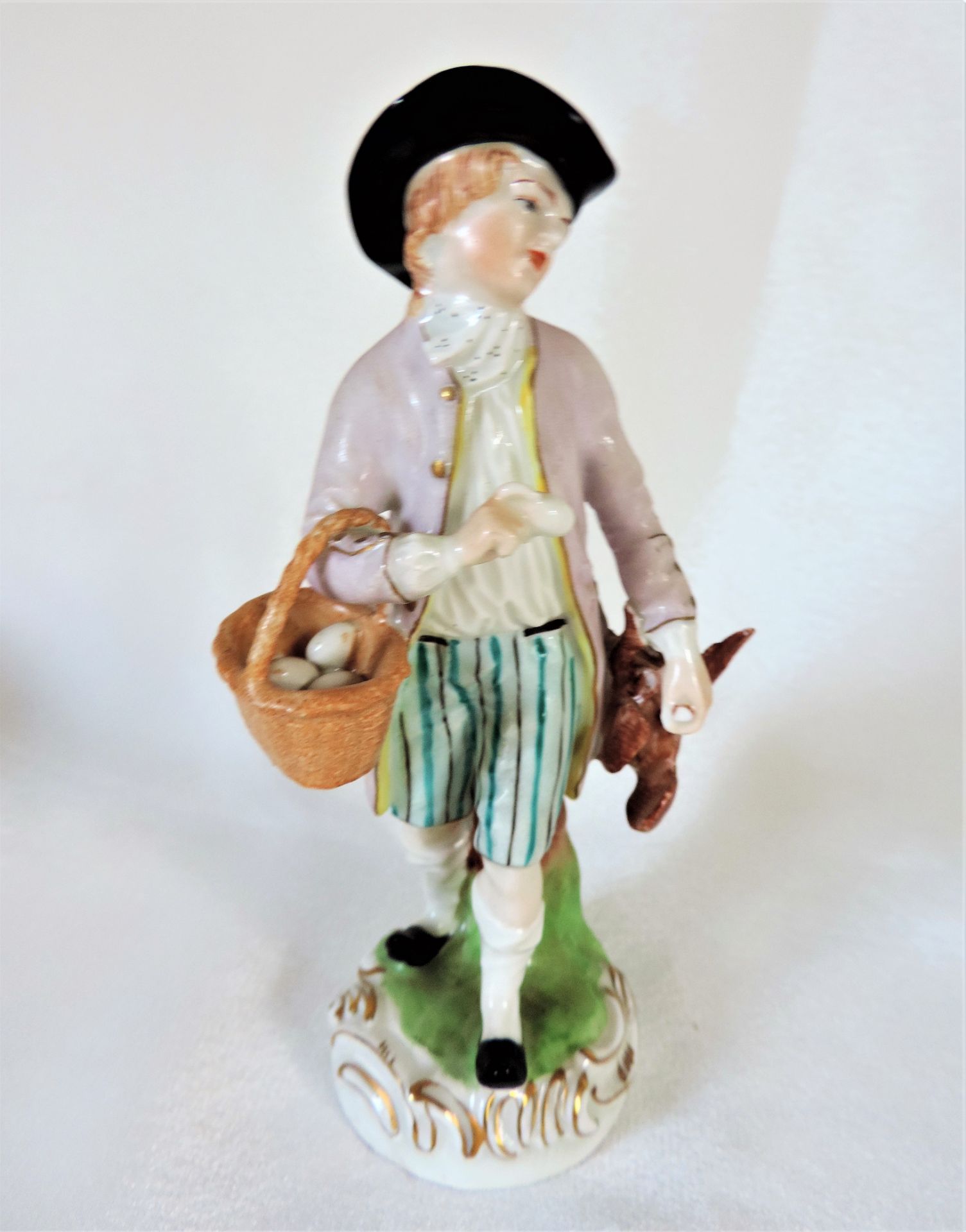 Antique Dresden Porcelain Figurine - Image 2 of 5