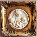 Antique E W Wyon Marble Plaque The infant academy