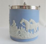 Rare Pale Blue Wedgwood Jasperware Ice Bucket