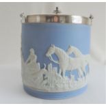 Rare Pale Blue Wedgwood Jasperware Ice Bucket