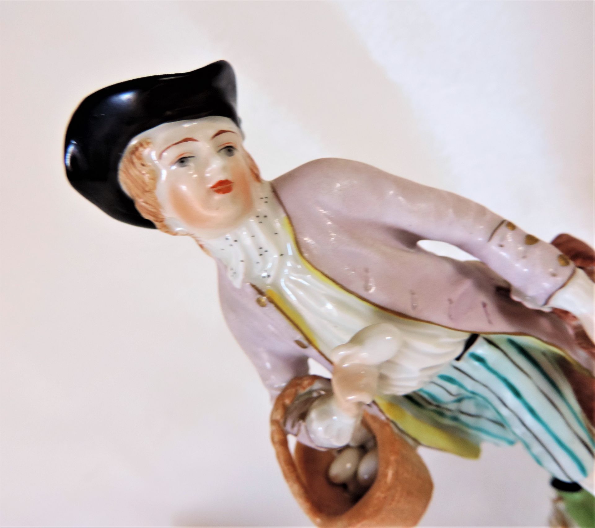 Antique Dresden Porcelain Figurine - Image 3 of 5