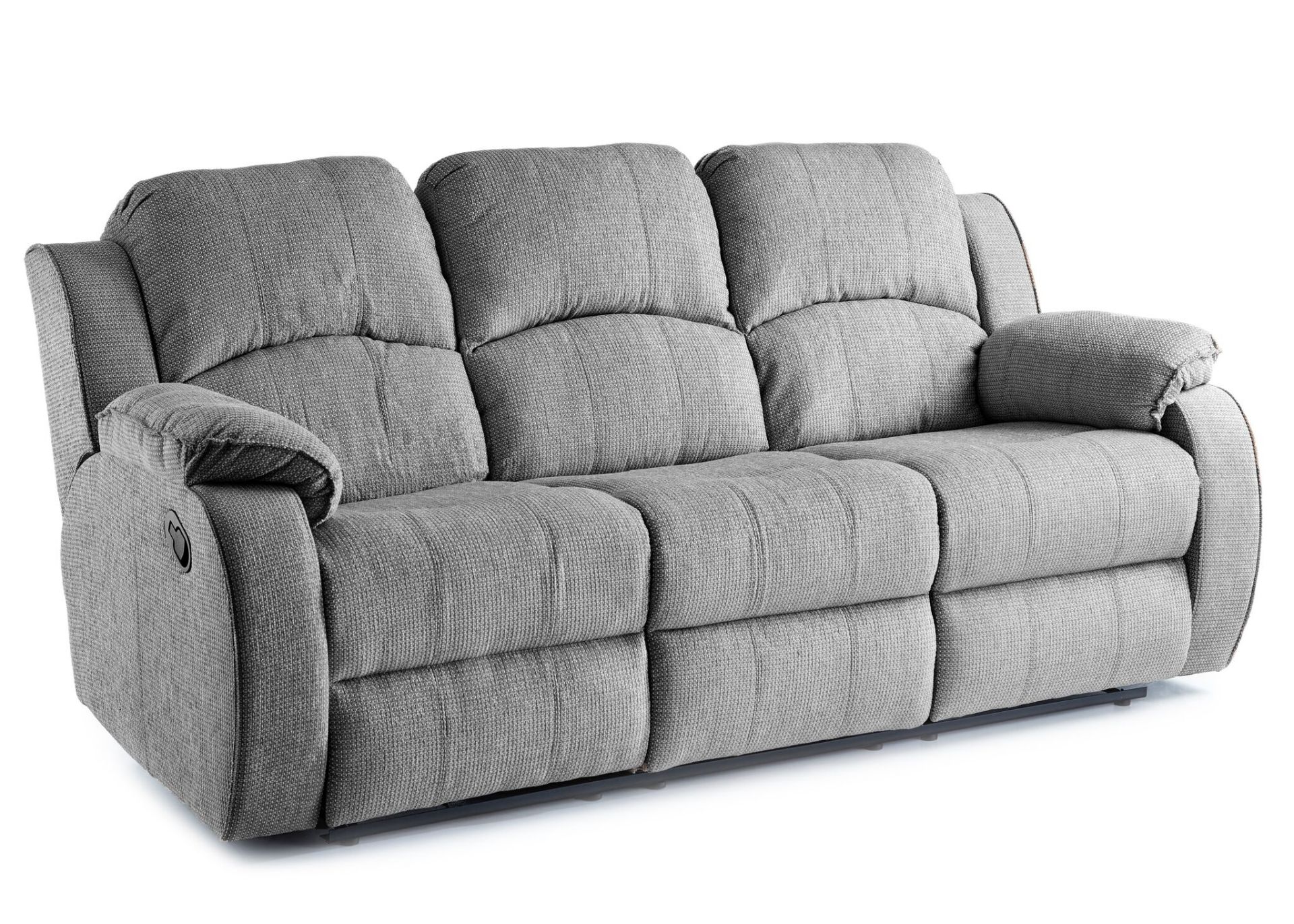 1x Brand New Buckingham 3 Seater Sofa in Graphite Tweed