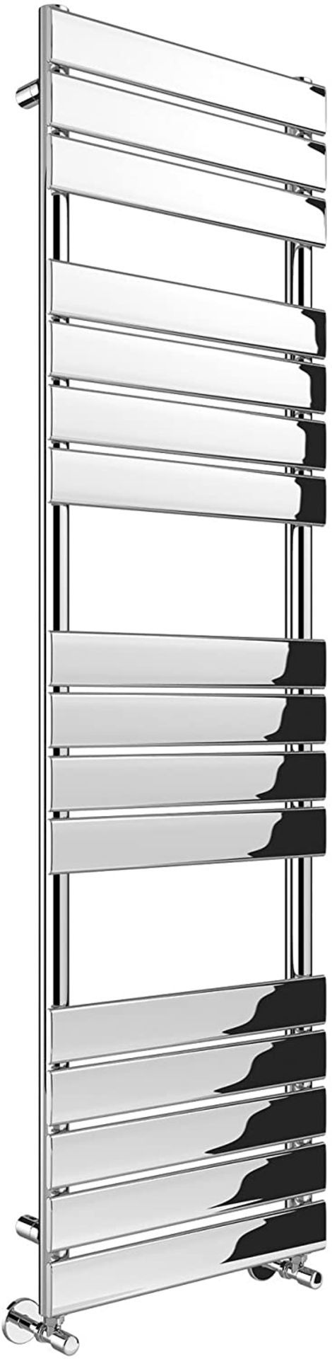 BRAND NEW BOXED 1600x450mm Chrome Straight Towel Radiator Ladder Modern Bathroom. RF1600450.C... - Image 3 of 3