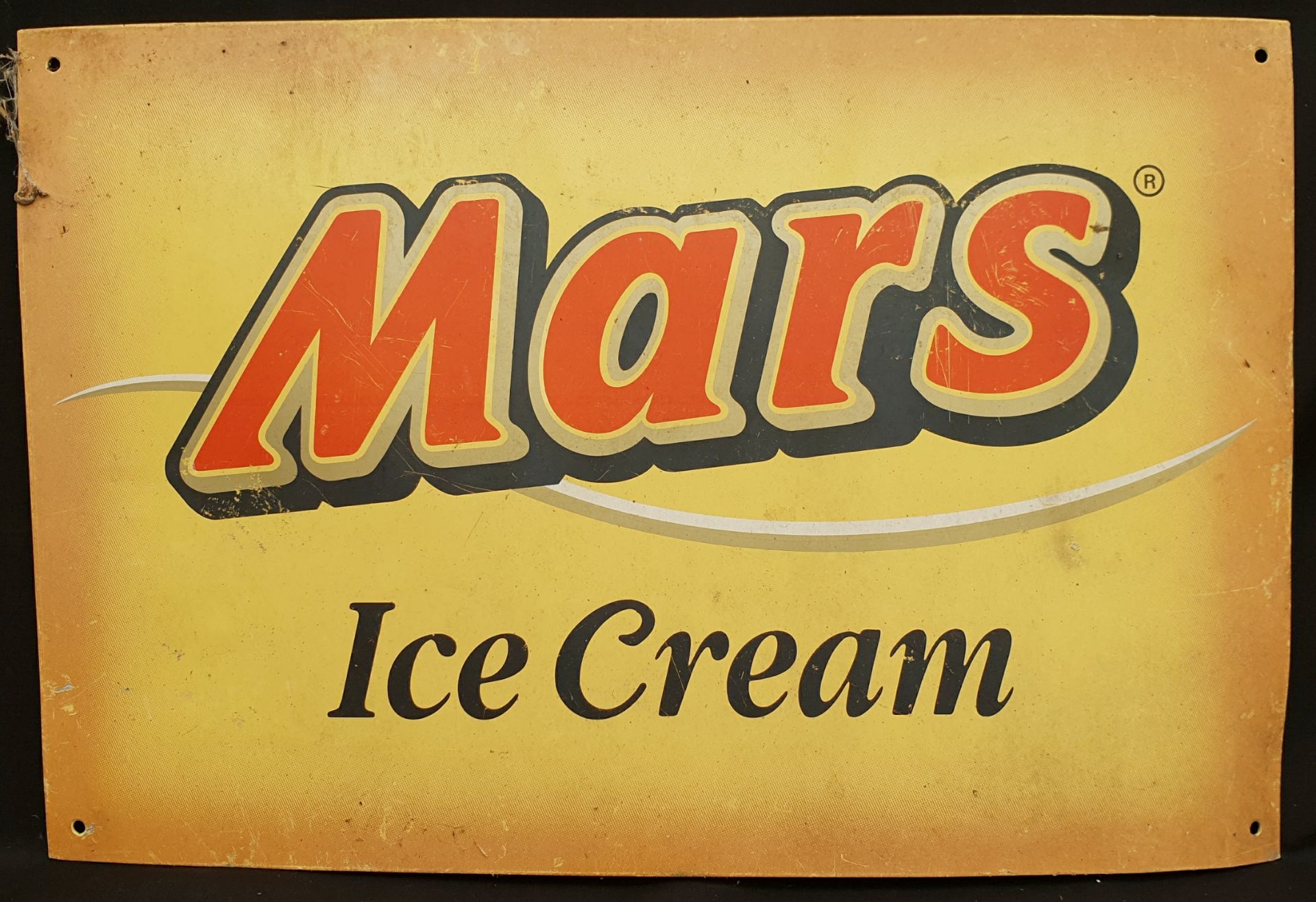 Vintage Retro Metal Mars Ice Cream Wall Shop Advertising Sign